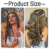 30Pcs Alloy Dreadlocks Hair Rings Decoration OHAR-TA0001-13-6