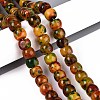 Dyed Natural Agate Beads Strands G-T142-03-1