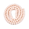 Opaque Solid Color Imitation Jade Glass Beads Strands EGLA-A044-P6mm-D05-3