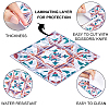 PVC 3D Self Adhesive Mosaic Pattern Stickers with Bright Film DIY-WH0217-11-5