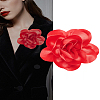 1Pc Duckbill Clip Cloth Alloy Brooches JEWB-LP0001-10B-1
