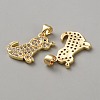 Brass Micro Pave Cubic Zirconia Pendants LS-FIND-WH20015-074-2