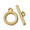 Brass Toggle Clasps KK-Z121-17G-2