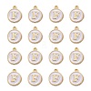 Golden Plated Alloy Charms ENAM-S118-01F-2