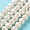 Natural Cultured Freshwater Pearl Beads Strands PEAR-E019-08-2