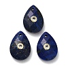 Dyed Natural Lapis Lazuli Pendants G-K371-03G-1