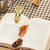 Alloy Hand Shaped Bookmark Clip AJEW-CP0006-94B-G-7