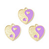 Alloy Enamel Pendants ENAM-G212-05G-01-3