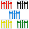 15 Sheets 5 Colors Rectangle PVC Self-Adhesive Arrows Guide Label Stickers DIY-GF0013-06-7
