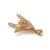 304 Stainless Steel ASL Pendants STAS-I132-09G-2
