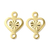 Brass Filigree Connector Charms KK-F880-02G-01-1