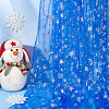 Snowflake Pattern Nylon Fabric DIY-WH0084-85B-5