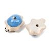 Handmade Bright Glazed Porcelain Beads PORC-CJC0009-03G-2