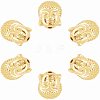 Brass Beads KK-AR0001-21G-1