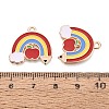 Alloy Enamel Pendants ENAM-Q004-01KCG-19-3