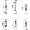 Tibetan Style Alloy Beads TIBEB-NB0001-07-2