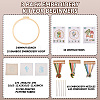 3 Sets 3 Styles DIY Embroidery Starter Kits DIY-TA0006-67-3