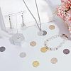 Fingerinspire 16Pcs 4 Colors Environmental Protection Electroplating Brass Pendants KK-FG0001-06-5