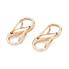 Alloy Double S Snap Hook Spring Keychain Clasps FIND-C084-01KCG-2