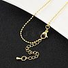 Brass Ball Chains Necklace for Women NJEW-P265-13G-3