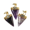 Natural Amethyst Big Pendants G-F639-06B-G-1