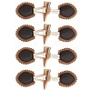 5 Pairs Resin Buttons BUTT-TA0001-48D-1
