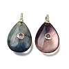 Natural Fluorite Pendants GG-CBA7610-07G-08-1