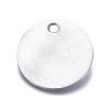 Tarnish Resistant Stainless Steel Tag Pendants STAS-S020-3