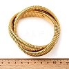 304 Stainless Steel Stretch Bracelets BJEW-A031-01D-G-3