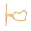 Rack Plating Eco-Friendly Brass Toggle Clasps KK-S403-15G-1