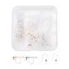 10 Pairs Plastic Clip-on Earring Findings STAS-UN0024-79-1