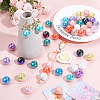 48Pcs 12 Colors Opaque Acrylic Beads MACR-SC0001-36-3