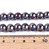 Electroplate Opaque Glass Beads Strands LS-GLAA-T032-P8mm-AB15-4