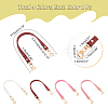 WADORN 4Pcs 4 Colors PU Leather Bag Straps PURS-WR0001-19-2