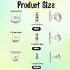 Brass Rhinestone Spacer Beads RB-PA0001-01-2