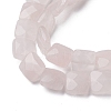Natural Rose Quartz Beads Strands G-K359-B21-01-4