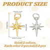 4Pcs 2 Colors Rack Plating Brass Pendants KK-LP0001-61-2