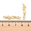 Brass S-Hook Clasps KK-L274-07G-3