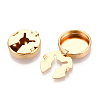 Brass Cufflinks KK-T074-63G-02-NR-3