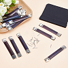2 Bags Iron Metal Internal Flex Frame Kiss Clasp PURS-CL0001-39A-4