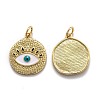 Brass Enamel Pendants X-KK-O140-08G-2