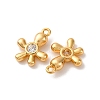 Brass Micro Pave Cubic Zirconia Pendants KK-K382-60G-2