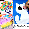 30Pcs 4 Styles Paint Sponges Shapes DIY-SP0006-17-5