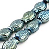 Electroplate Glass Beads Strands EGLA-V001-01I-1