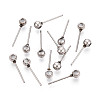 304 Stainless Steel Stud Earring Findings STAS-F329-01A-P-1