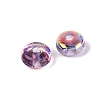 Baking Paint Electroplate Transparent Glass Beads EGLA-Q141-01A-A02-2