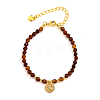 Natural Gemstone Beads Stretch Bracelets PN0499-5-1