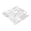 Carbon Steel Cutting Dies Stencils DIY-P076-63-5