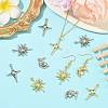 30Pcs 6 Styles Alloy & Resin Pendants Sets FIND-FS0004-90-6