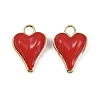 Brass Enamel Pendants KK-I358-002G-A01-1